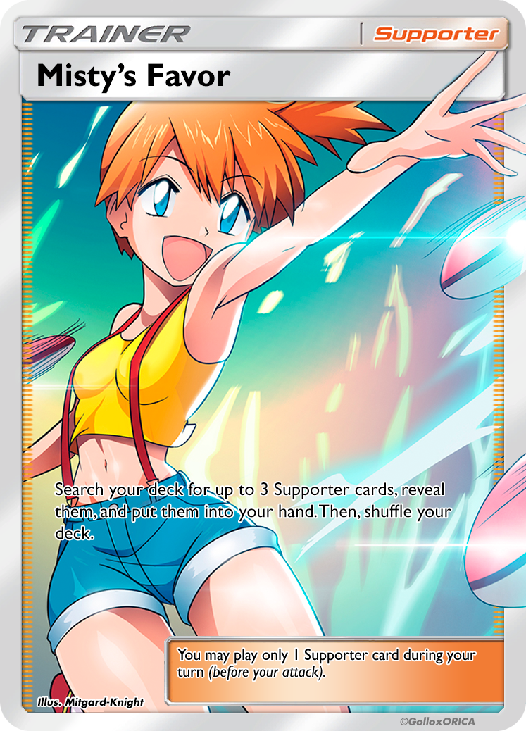 misty's favor pokemon card full art Finally pulled Misty's Favor full art!! : r/PokemonTCG