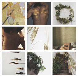 demi-god au aesthetic.