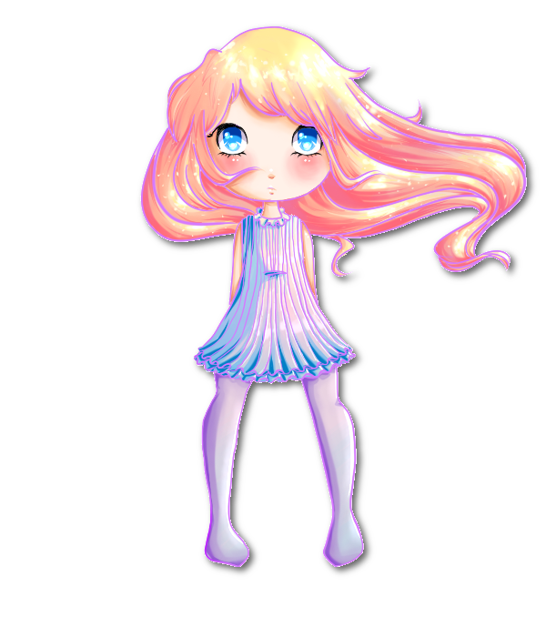 Sweet Peaches Chibi Adoptable [OPEN]