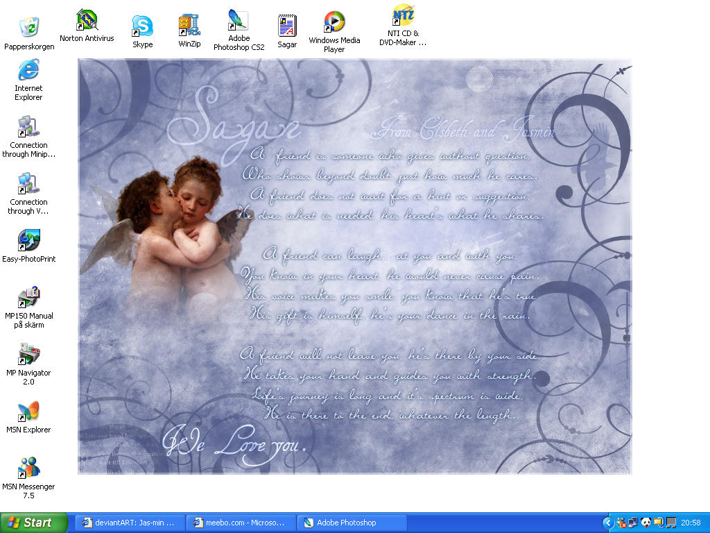 My curret desktop