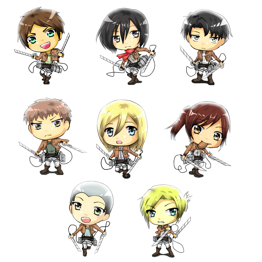 CHIBIs _ shingeki no Kyojin