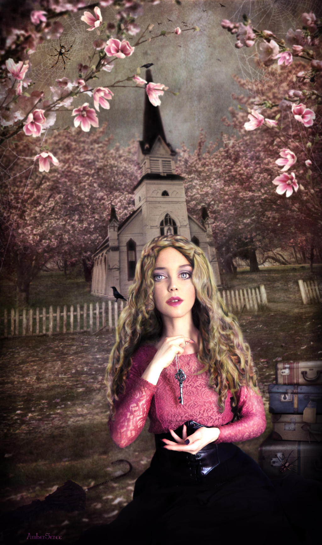 Pink Gothic by AmberSeree