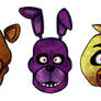 Commission - FNAF Heads