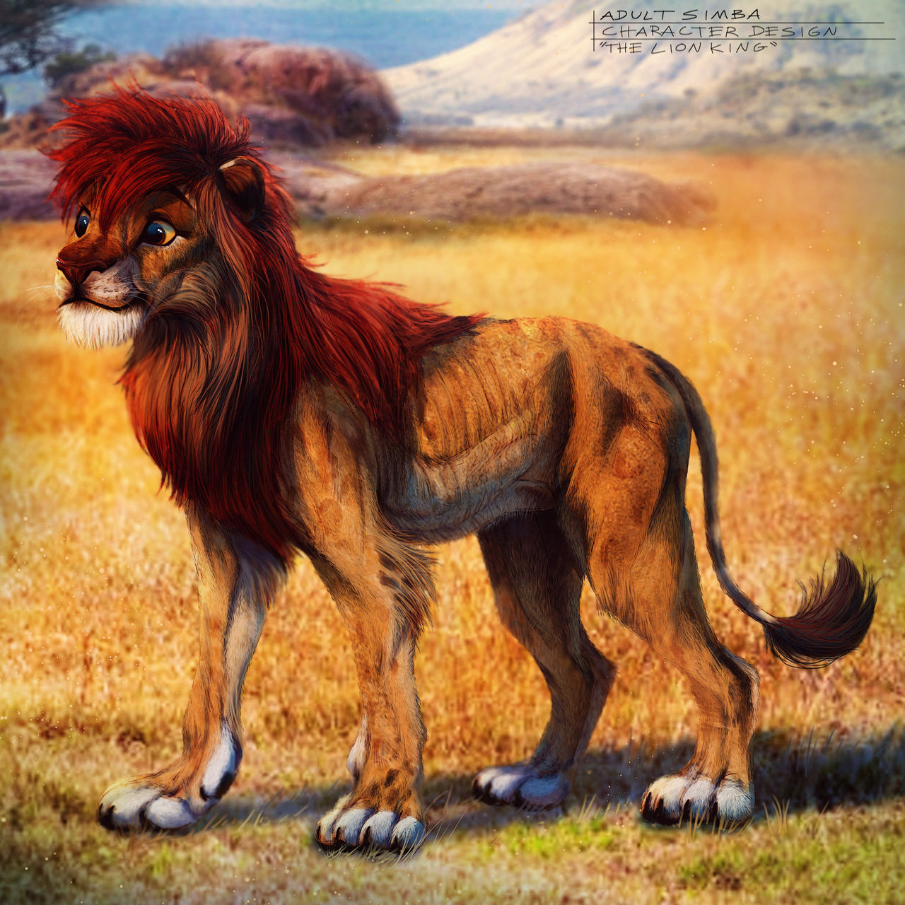 TLK - Adult Simba by Wreckham on DeviantArt
