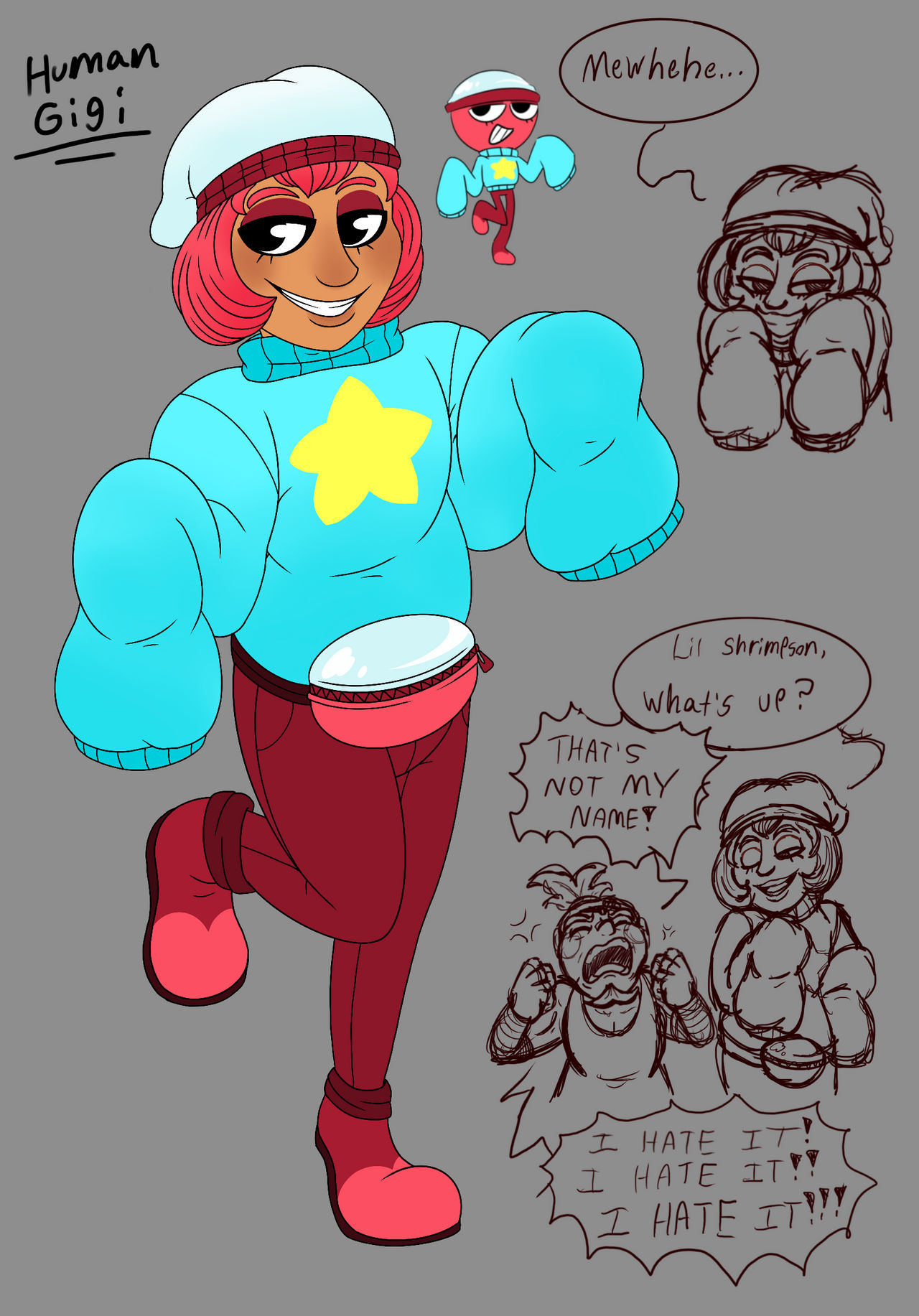 Human Gigi Dandys World By ShinySmeargle On DeviantArt human-gigi-dandys-world-by-shinysmeargle-on-deviantart