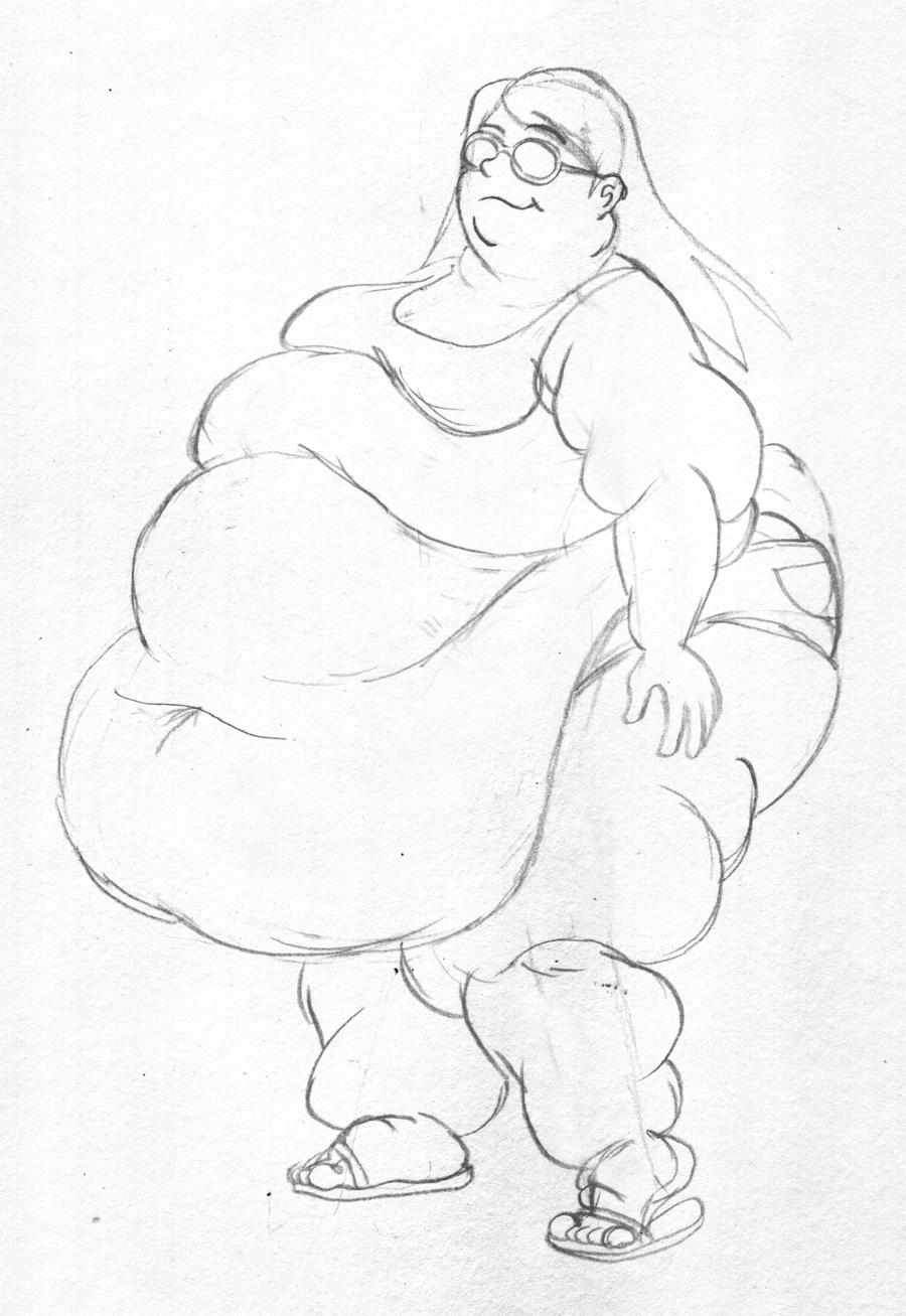 Fatgirl 15 (sketch)
