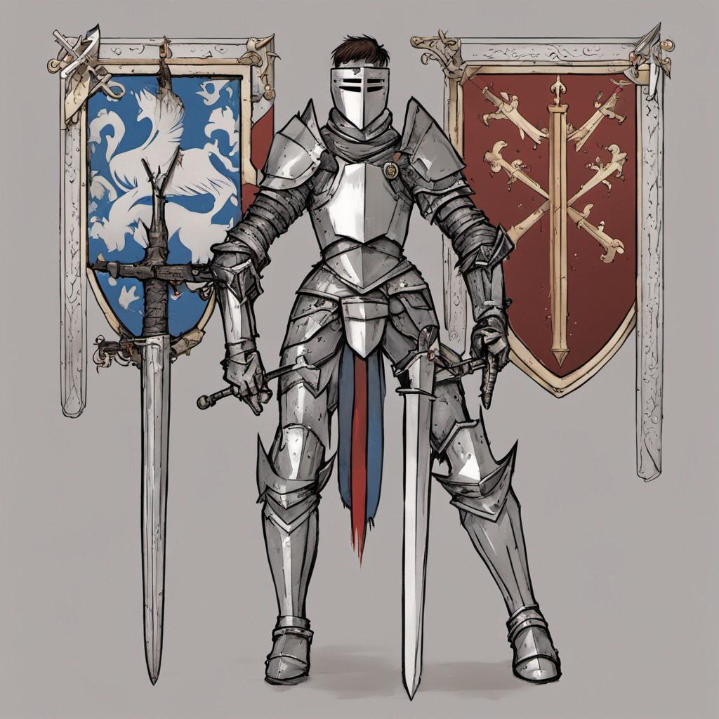 Knight Sheild Examples Knight and shields by AldarionTelcontar on DeviantArt