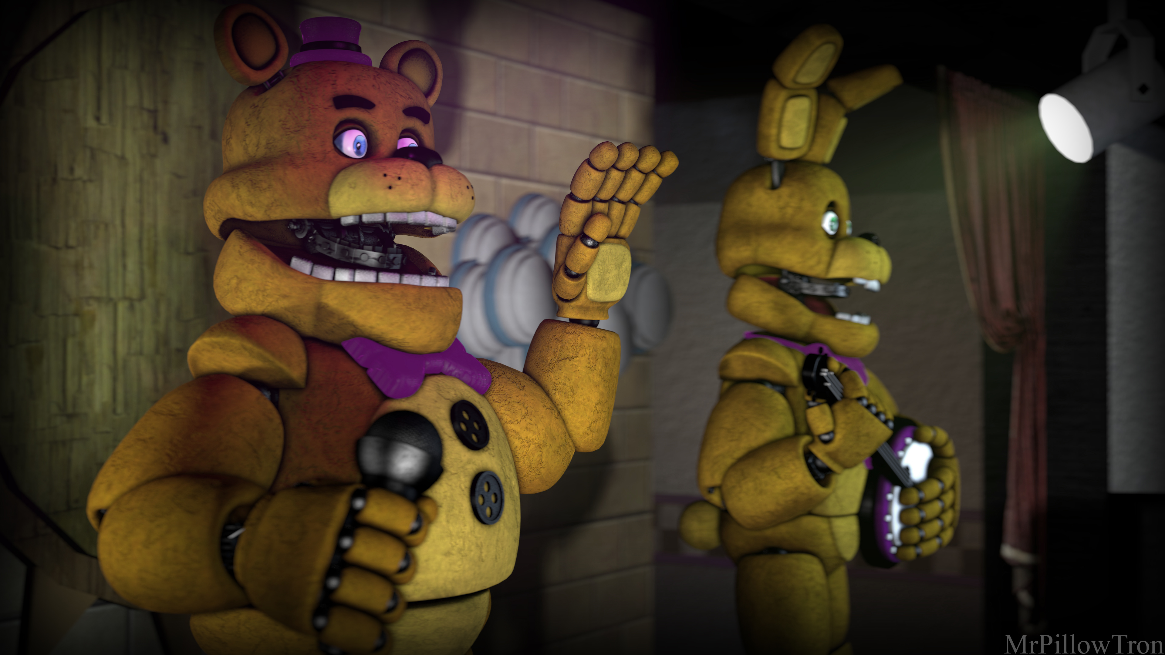 Sfm UCN) N.Fredbear jumpscare My Version Remake by xXMrTrapXx on DeviantArt