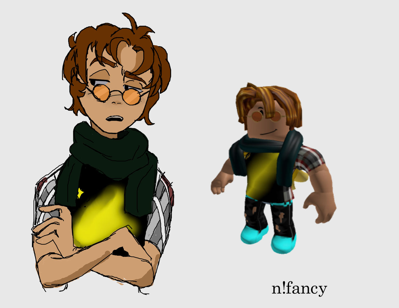 desenhando meus amigos no roblox by Alphakinh on DeviantArt