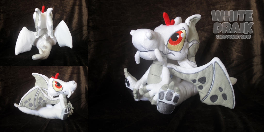 White Draik Plushie