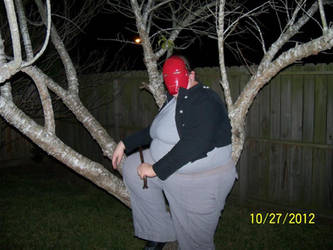 Jason Todd/ Red Hood 1.0 in a tree!