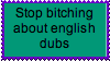 English dubs