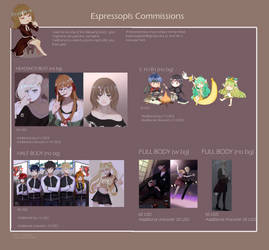 Open Espressopls Commissions 2020 info