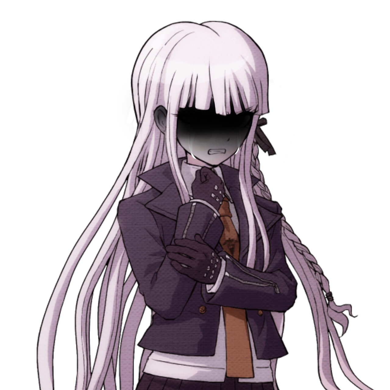 Kyoko crying sprite edit by Leevestra on DeviantArt
