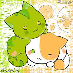 Keety and Sardine: chibi's