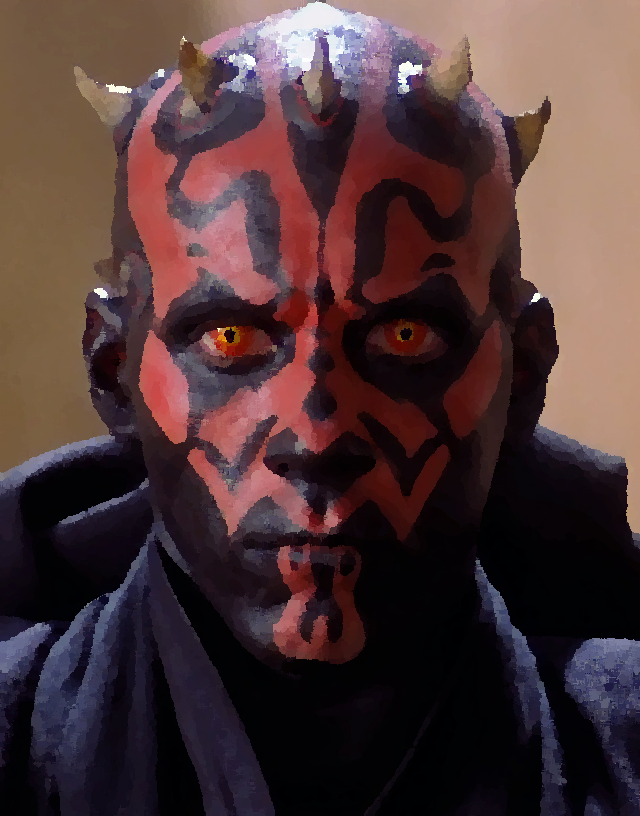 cuadro darth maul