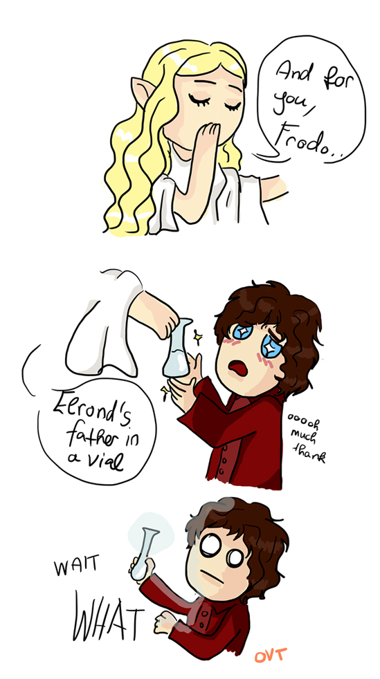 Elrond's father in a vial by AstralGuardian