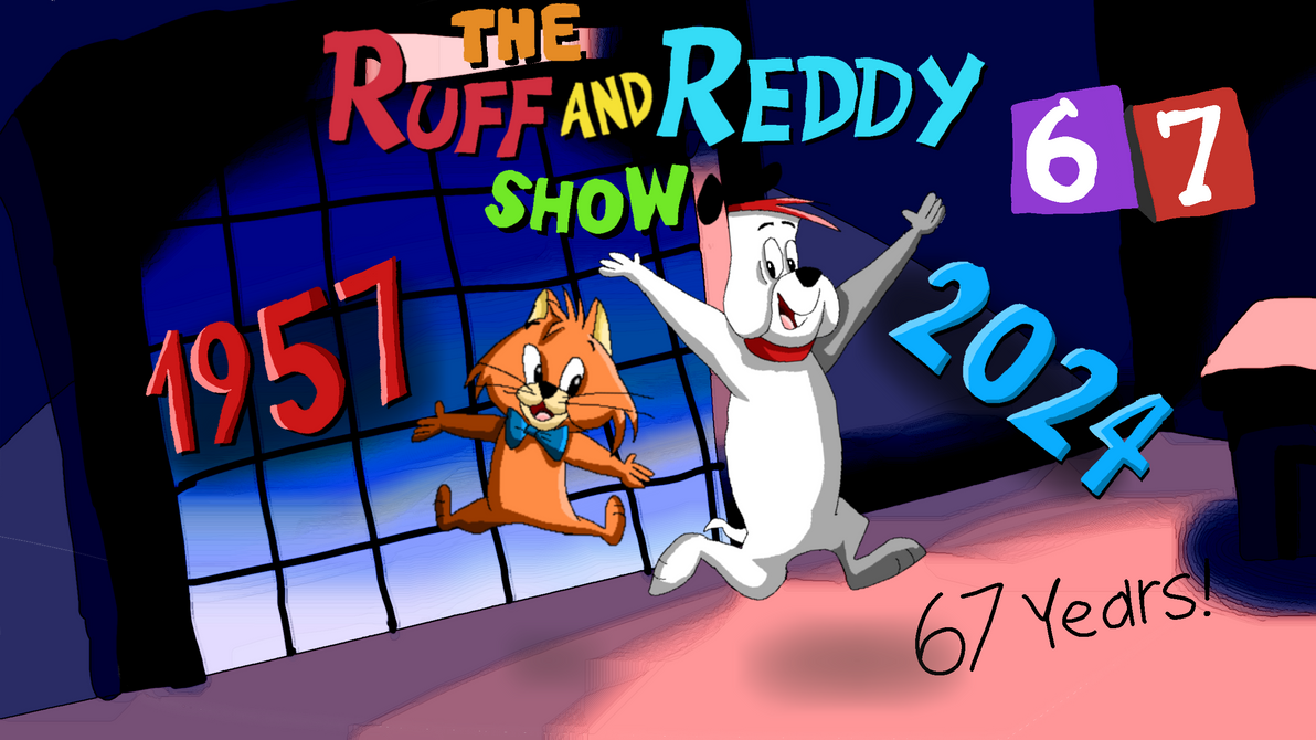 The Ruff And Reddy Show Vector The Ruff and Reddy Show: 67th Anniversary (2024) by BingoBrandiHeeler ...