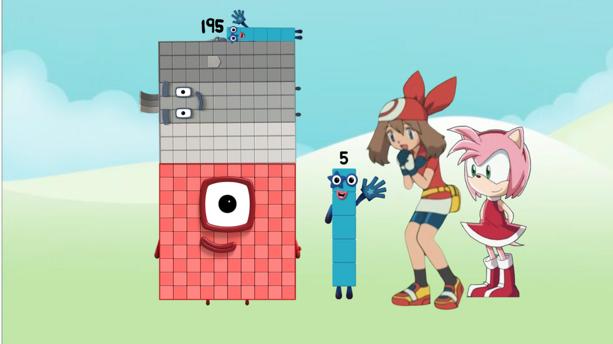Numberblocks 459 Five, May and Amy found 195! | The Numberblocks by BingoBrandiHeeler on ...