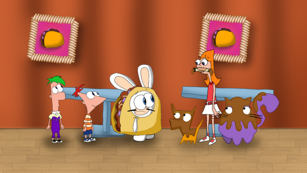 Candace: Mom! Phineas and Ferb made me a burrito!!