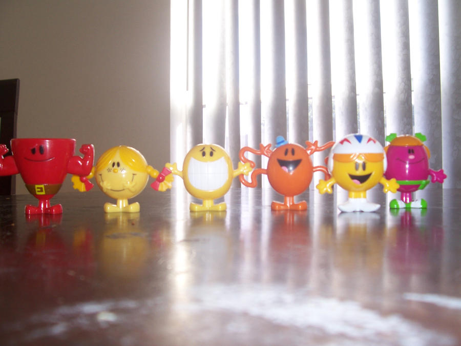Mr. Men figures from Arby's