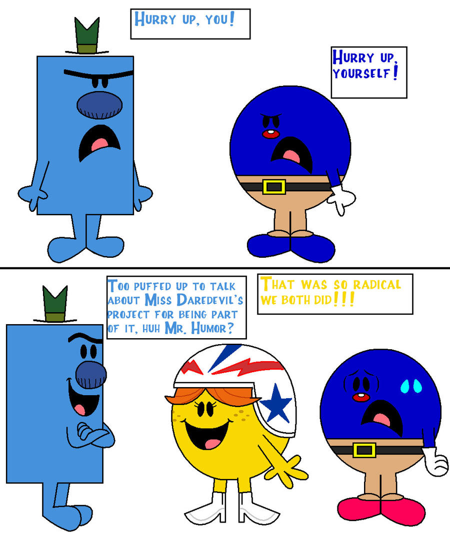 Mr. Grumpy's trick to Mr.Humor by Percyfan94 on DeviantArt