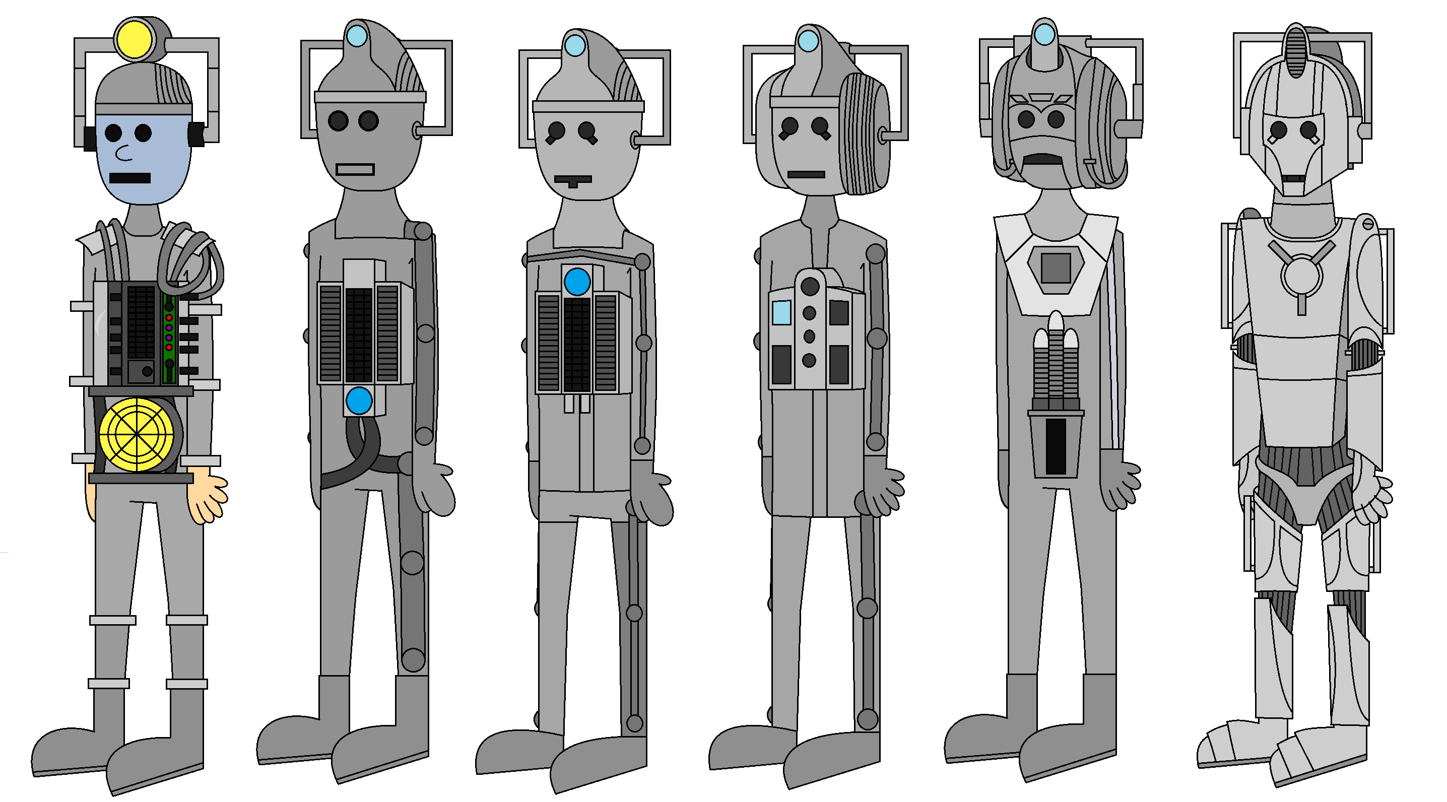 Cybermen Through The Years