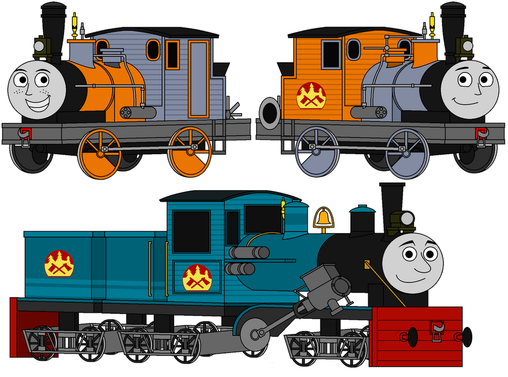 The Logging Locos Rws TTTE - The Logging Loco Trio by Percyfan94 on DeviantArt