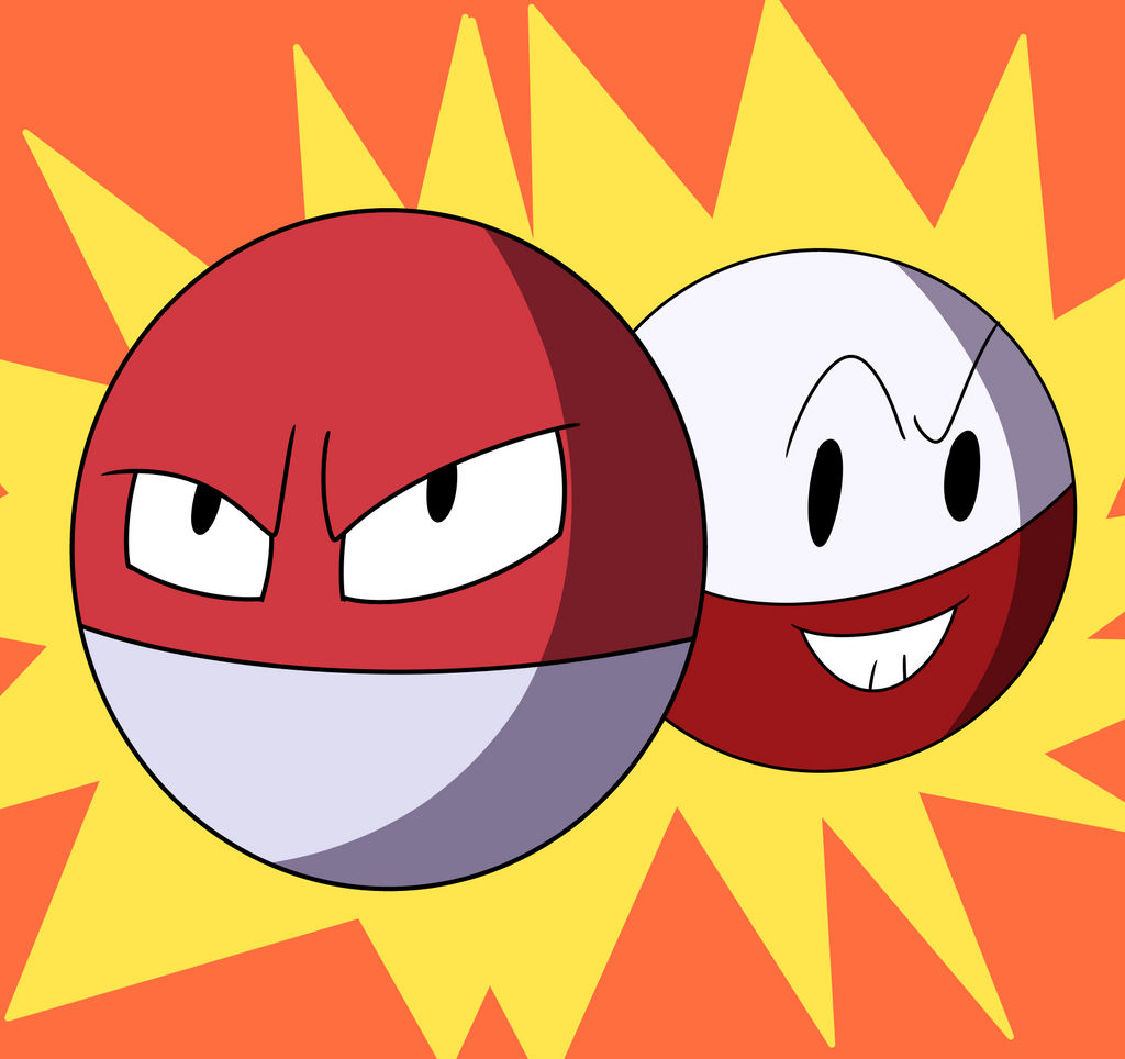 Voltorb and Electrode by temary44 on DeviantArt