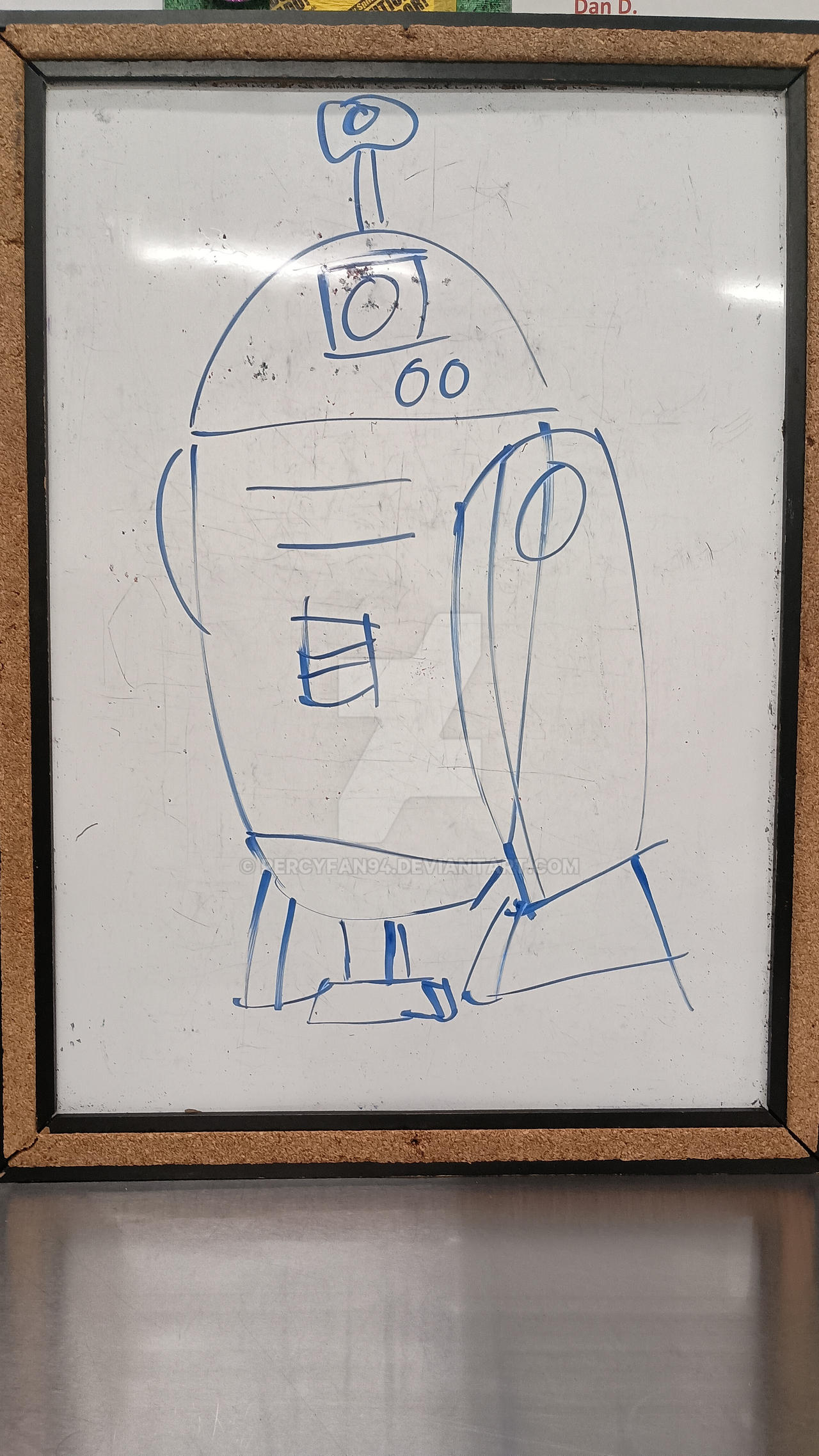 R2-D2 Whiteboard Drawing by Percyfan94 on DeviantArt