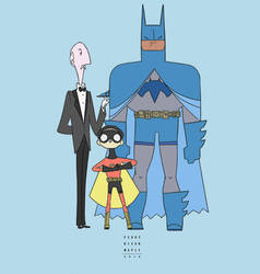 Bat, Robin, and Alfred