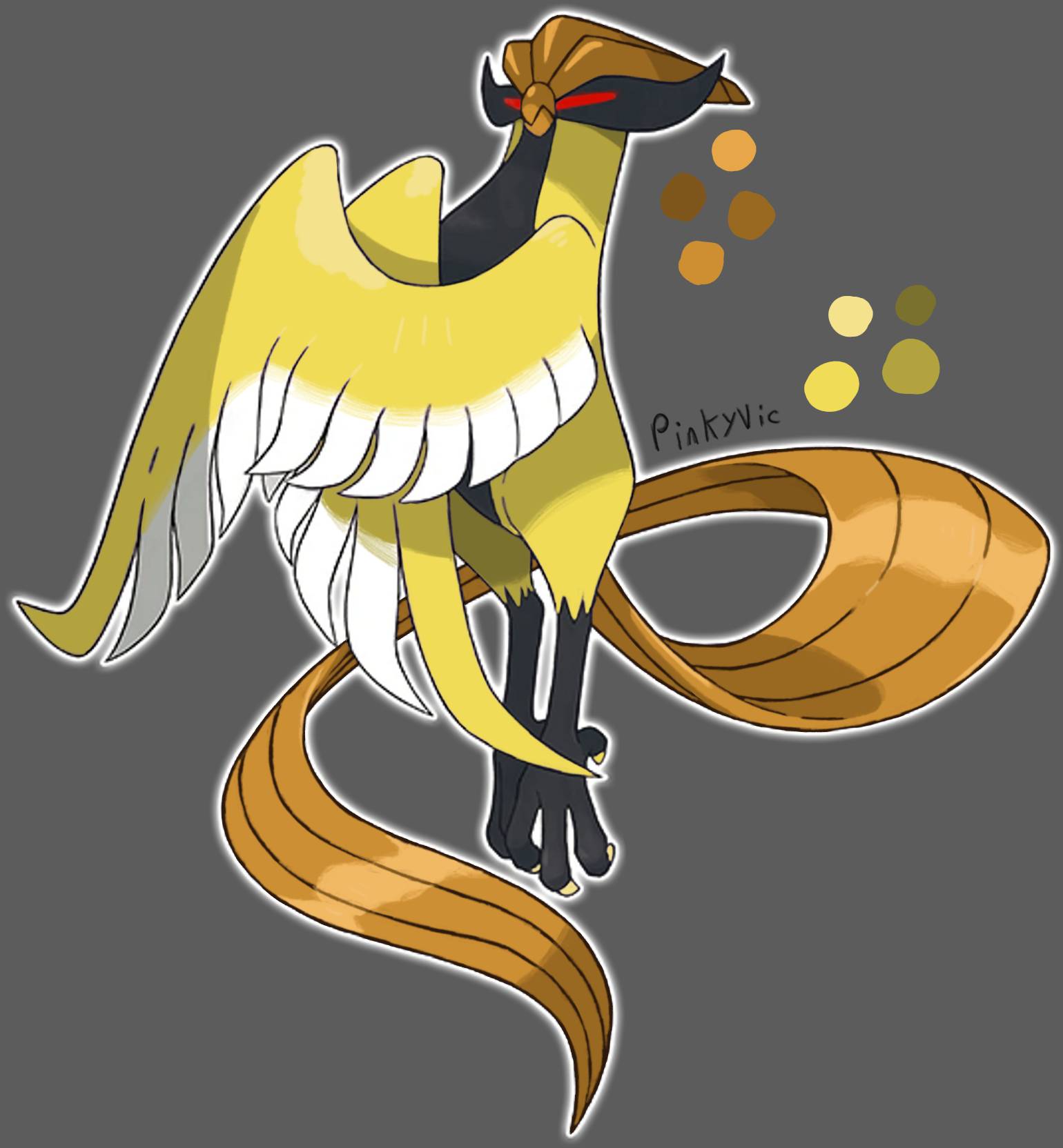 New shiny galarian moltres by VicDJ203 on DeviantArt