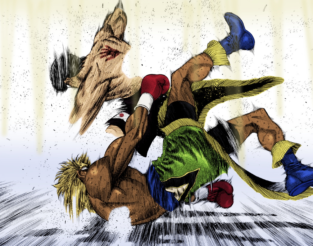 Hawks Punch, Takamura vs Hawks, Hajime no Ippo