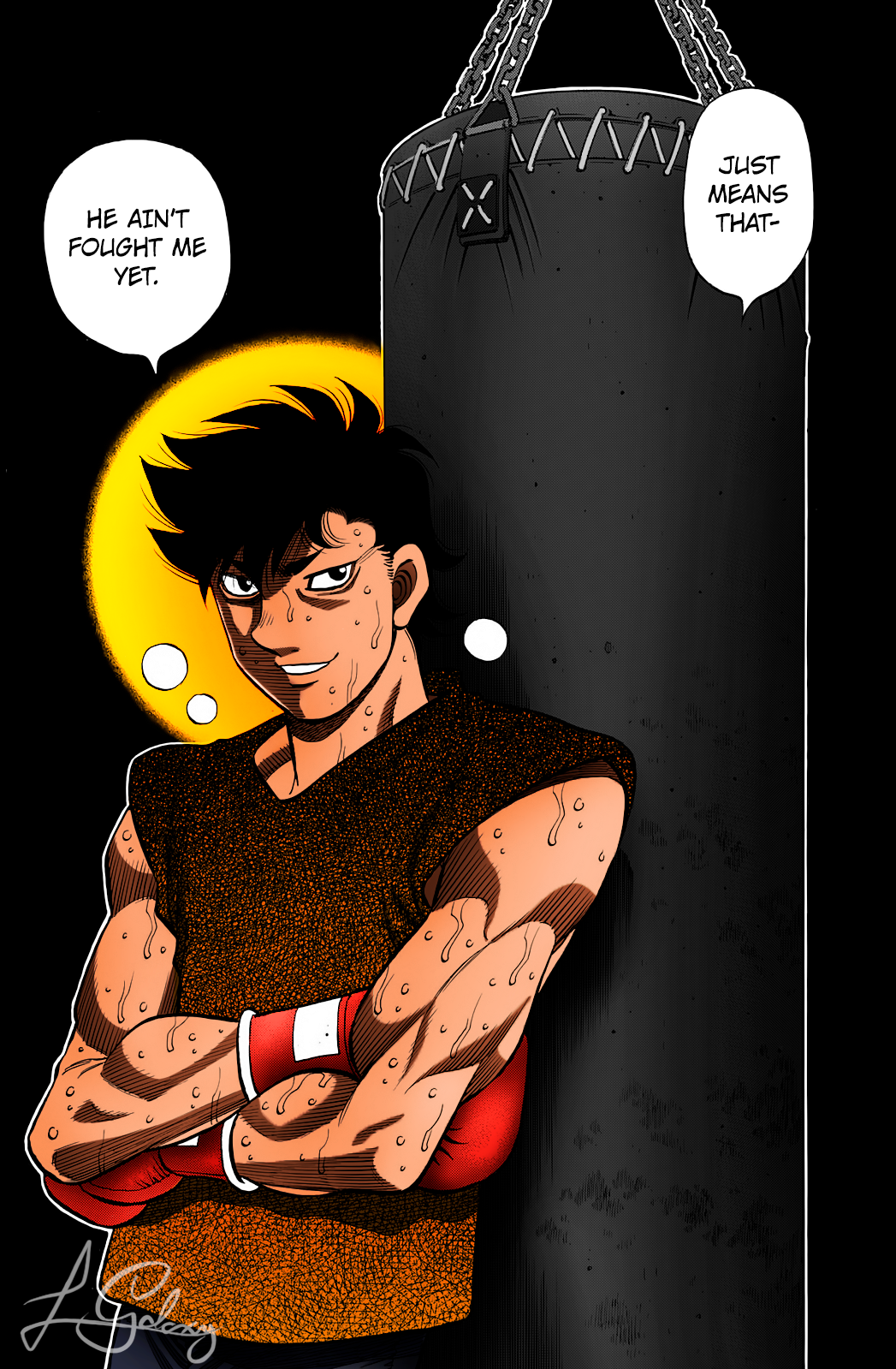 ippo makunouchi sparring con Ricardo Martinez by esechicobenja on DeviantArt