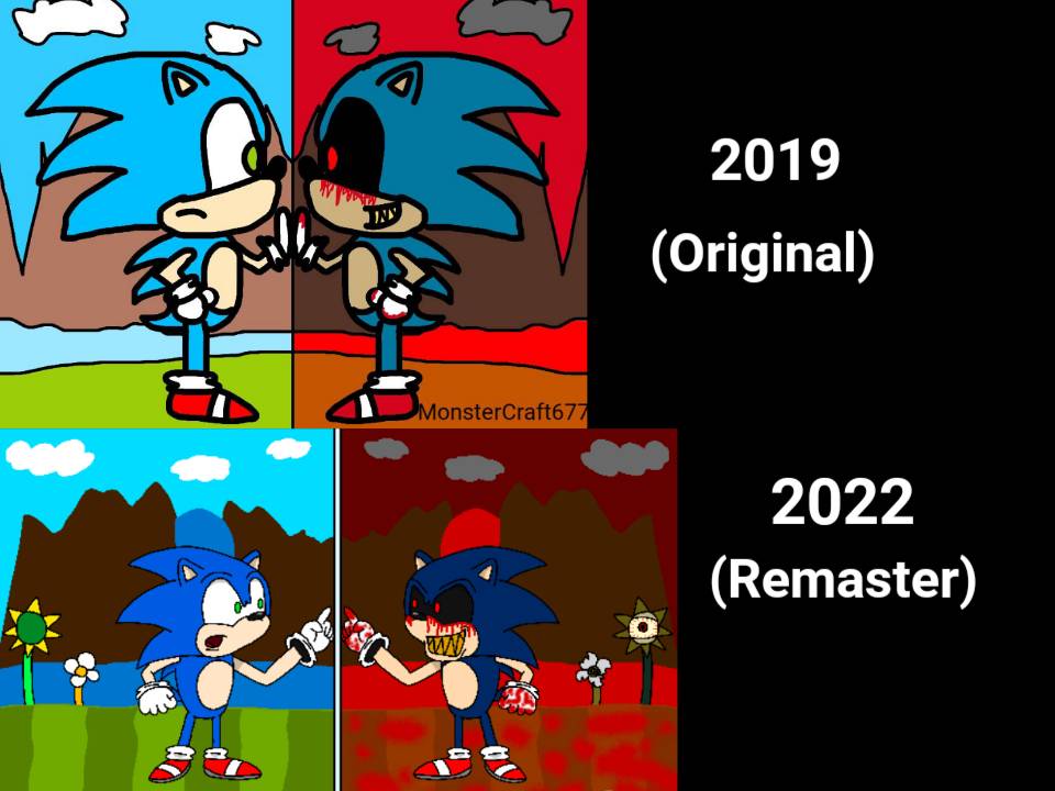 Evolution of Sonic EXE 2012-2022 