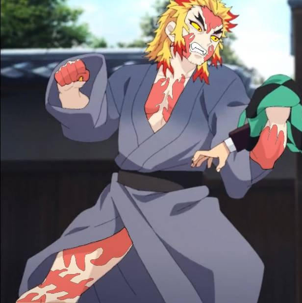 Demon Vs Rengoku Demon Shinjuro Rengoku Edit 7 by MonsterCraft505 on DeviantArt