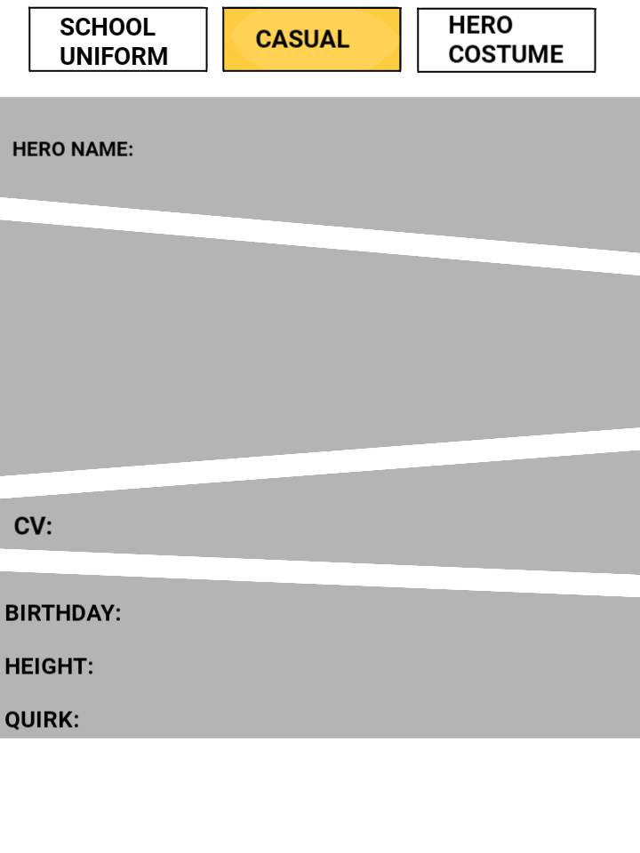Custom MHA OC Blank Sheet (Casual) by MonsterCraft505 on DeviantArt