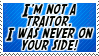 Not a traitor by Wookiesarebetter