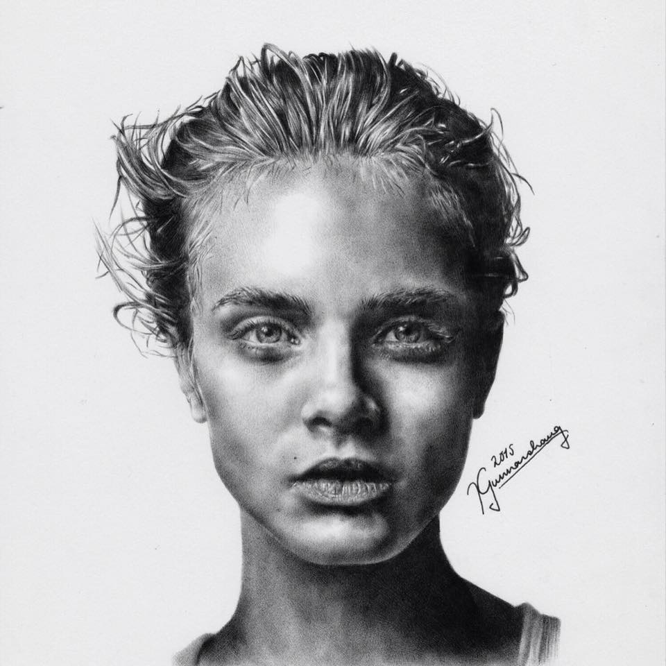 PORTRAIT OF CARA DELEVINGNE