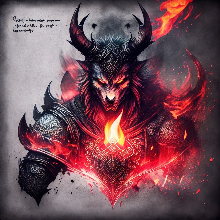 Hell Wolves hell werewolf by sagaba on DeviantArt