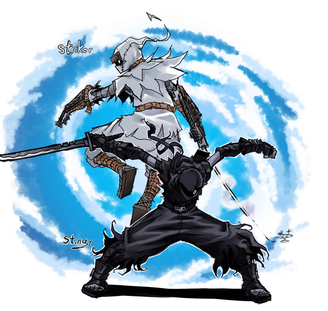 Two ninjas by NecroStingySMP on DeviantArt