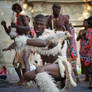 Dancers from Swaziland in Beaucaire. France