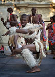 Dancers from Swaziland in Beaucaire. France by jennystokes