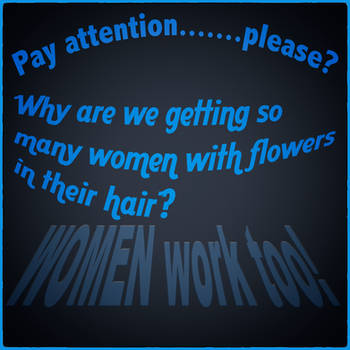 Women with 'flowers in their hair?'