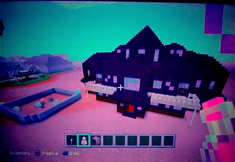 Minecraft Build: Mob Manor by iiDollieFluff on DeviantArt