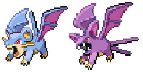 Pokemon Fusion / Rattata and Zubat