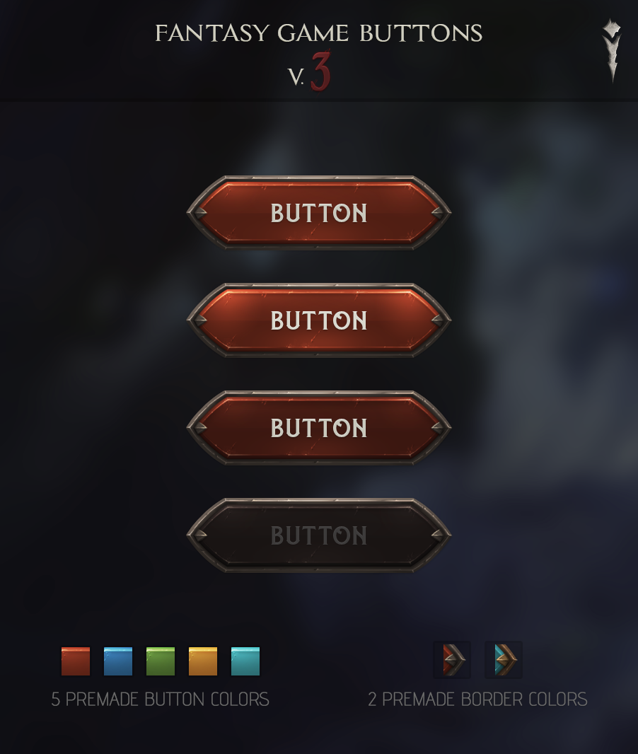 Fantasy Game Buttons V.3 by IspoinDesign on DeviantArt