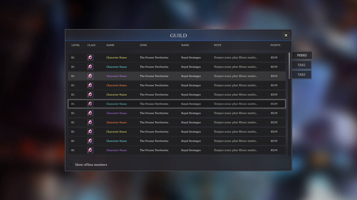 RPG and MMO ONE - PC and Mobile UI by IspoinDesign on DeviantArt