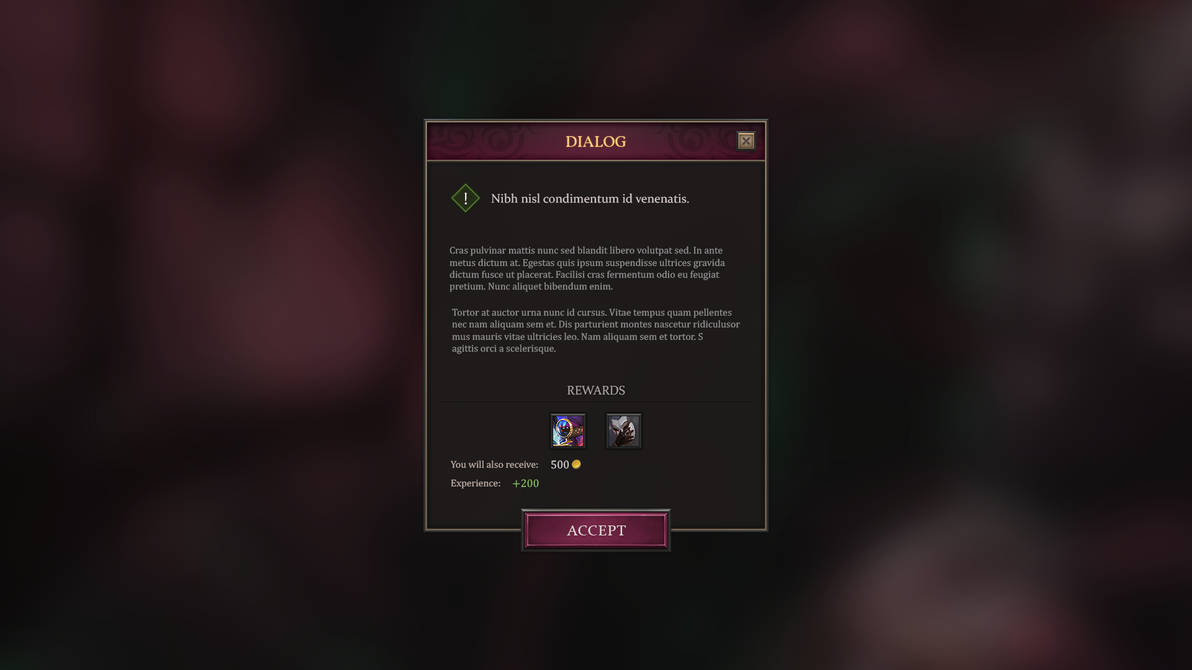 RPG and MMO TWO - PC and Mobile UI by IspoinDesign on DeviantArt