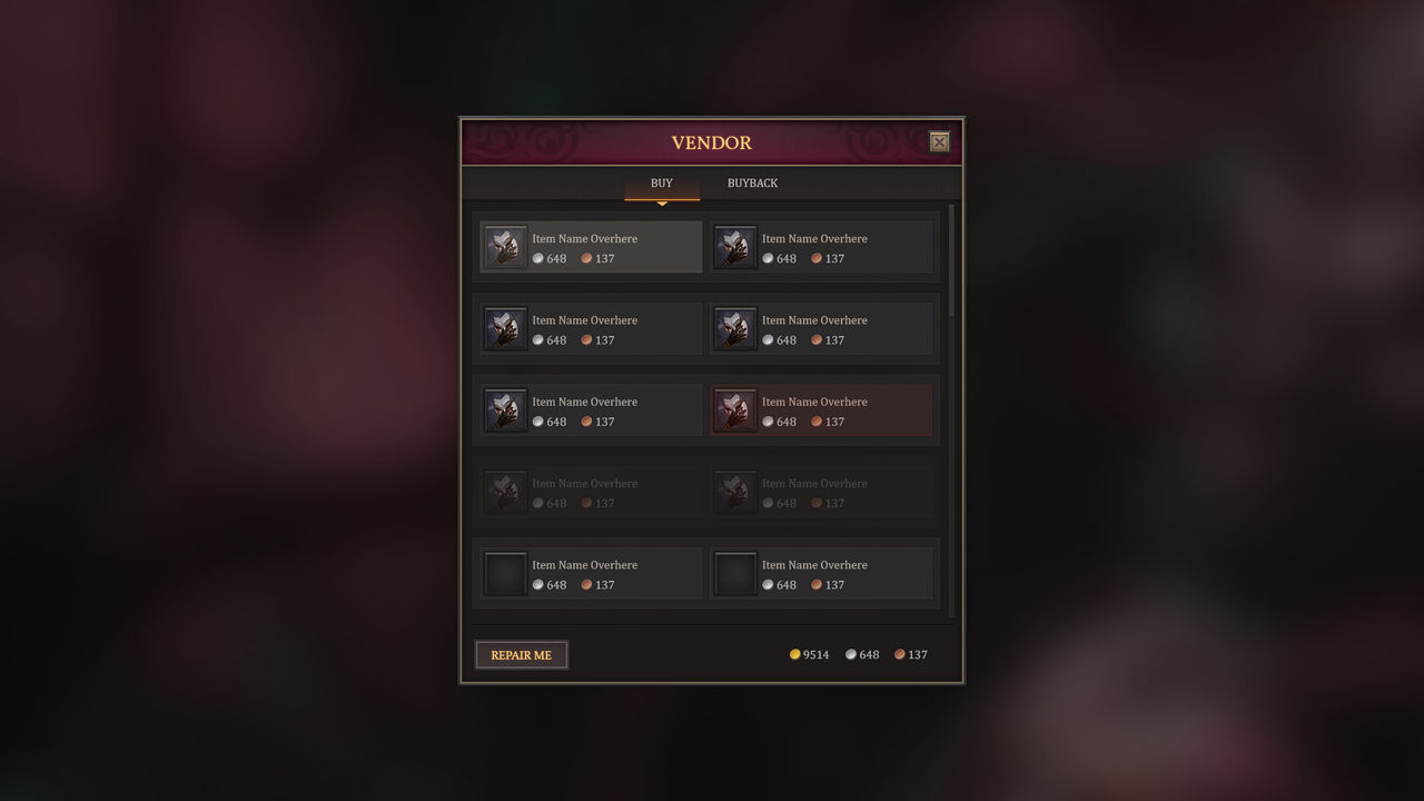 RPG and MMO TWO - PC and Mobile UI by IspoinDesign on DeviantArt